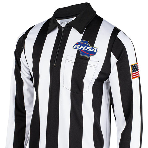 USA121GA- 10379- USA MADE GEORGIA "GHSA" LONG SLEEVE FOOTBALL SHIRT