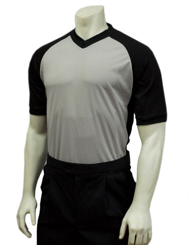BKS207 (SM268) - Smitty Grey Performance Sleeve w/ Black Raglan Sleeve and Black Side Panel