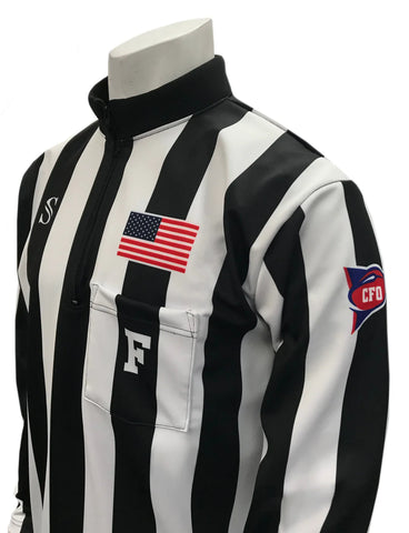 USA129CFO 2X 'S'- 10368 - NEW STYLE - Smitty "Made in USA Dye-Sublimated" - Dye Sub CFO Cold Weather Football Shirt
