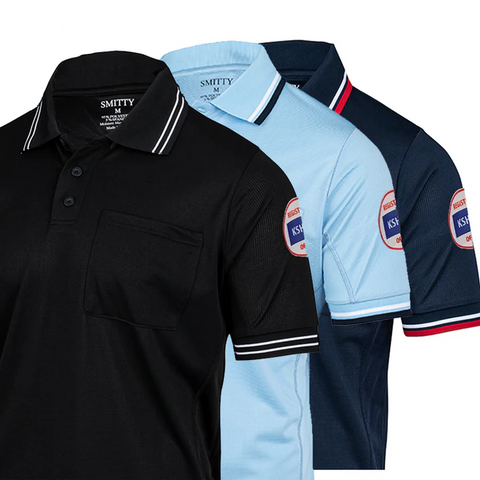 USA300KS-PB WF- 30287-SHORT SLEEVE POWDER BLUE "KSHSAA" UMPIRE SHIRT