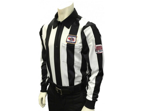 USA730NE-NHS-10213-Smitty "Made in USA" - Dye Sub Nebraska Football Foul Weather Long Sleeve